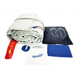 فرشة تقرحات هوائية اسطوانية نظام الهواء المتبدل 145 كيلو Fofo Medical HF6002+U22