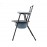 Portable Commode chair with backrest and bowl