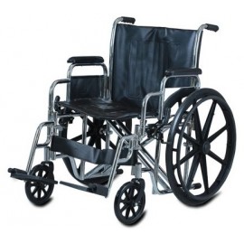 wide wheelchair 56 cm holds a weight of up to 136 kg