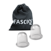 كاسات الشفط سيليكون مجموعة من 2 اكواب FASCIQ