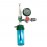 Oxygen regulator with humidifier