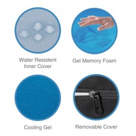 Memory Foam Seat Cushion with Cooling Gel Robins ROB2176/06