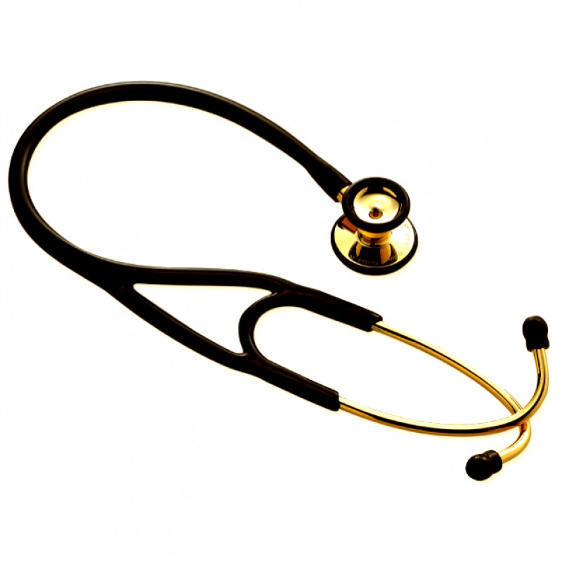 Spirit Cardiology Stethoscope Deluxe lite Series color Gold Spirit (CK-S747G)