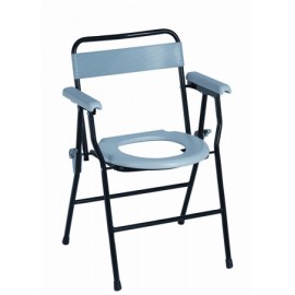 Portable Commode chair with backrest